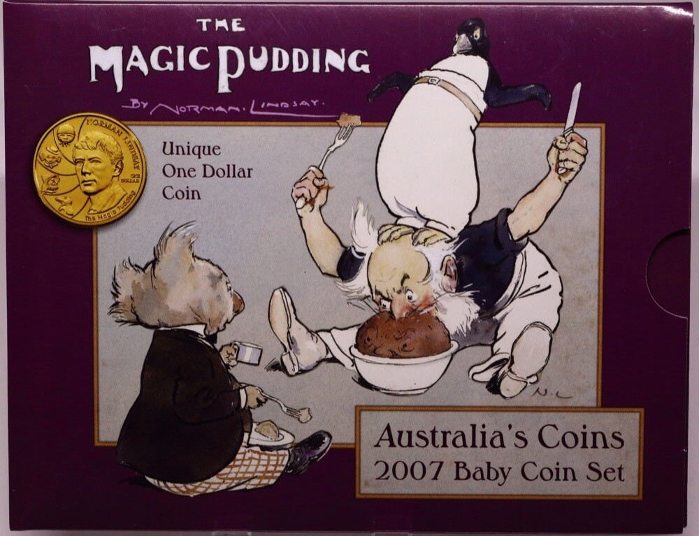 Australia 2007 Baby Uncirculated Mint Coin Set The Magic Pudding product image