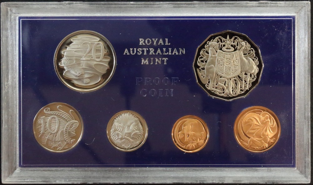 Australia 1971 Proof Coin Set With Original Foams and Certificate product image