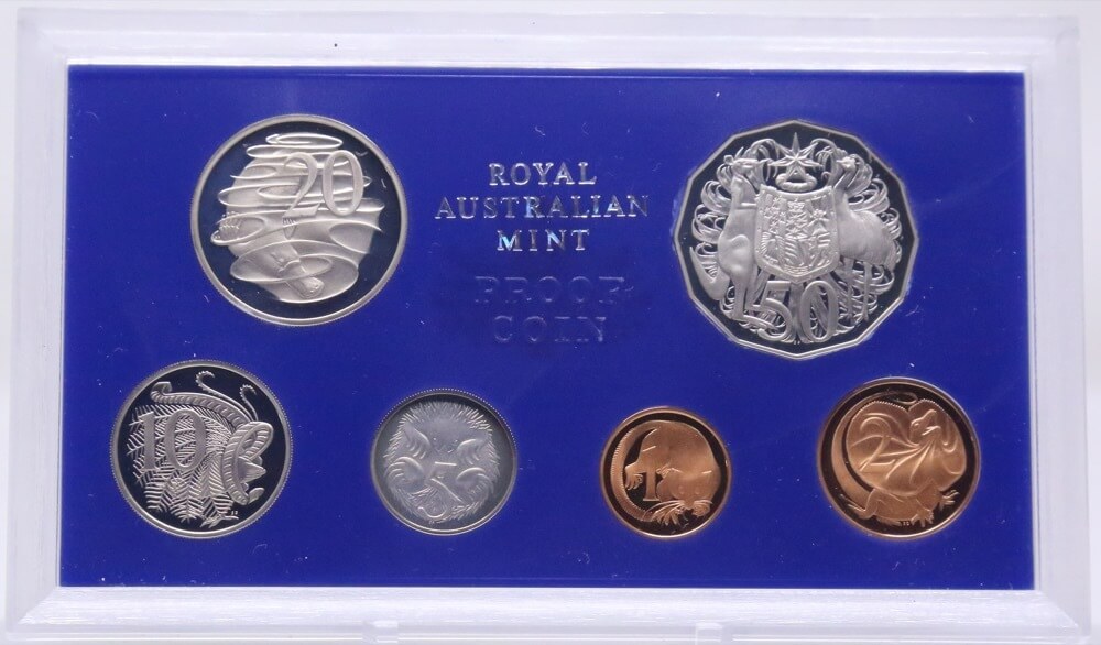 Australia 1979 Proof Coin Set - Rare Double Bar 50c With Original Foams and Certificate product image