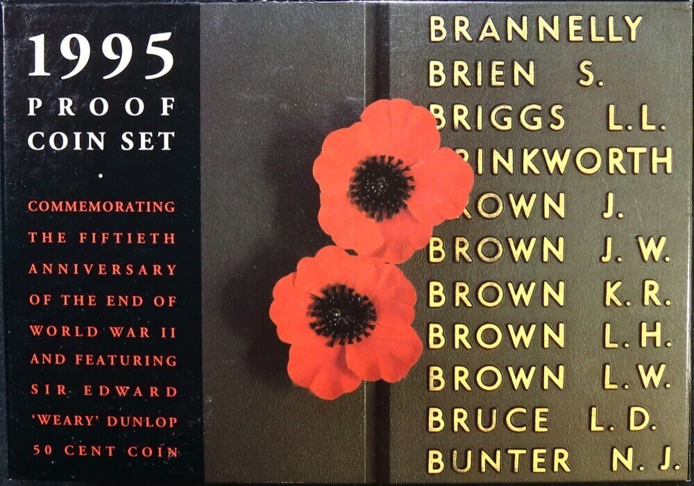 Australia 1995 Proof Coin Set Weary Dunlop product image