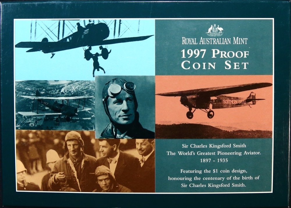 Australia 1997 Proof Coin Set Kingsford Smith product image