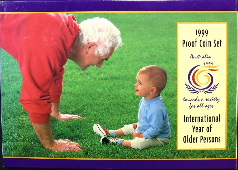 Australia 1999 Proof Coin Set Year of the Older Person product image