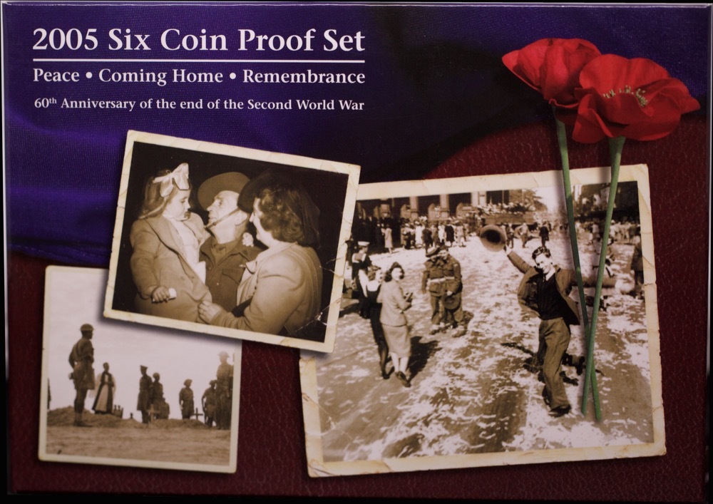 Australia 2005 Proof Coin Set 60th Anniversary of the End of WWII product image