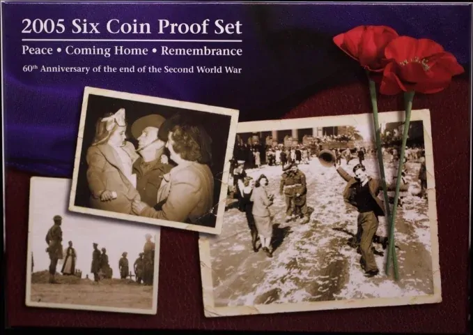 Australia 2005 Proof Coin Set 60th Anniversary of the End of WWII product image