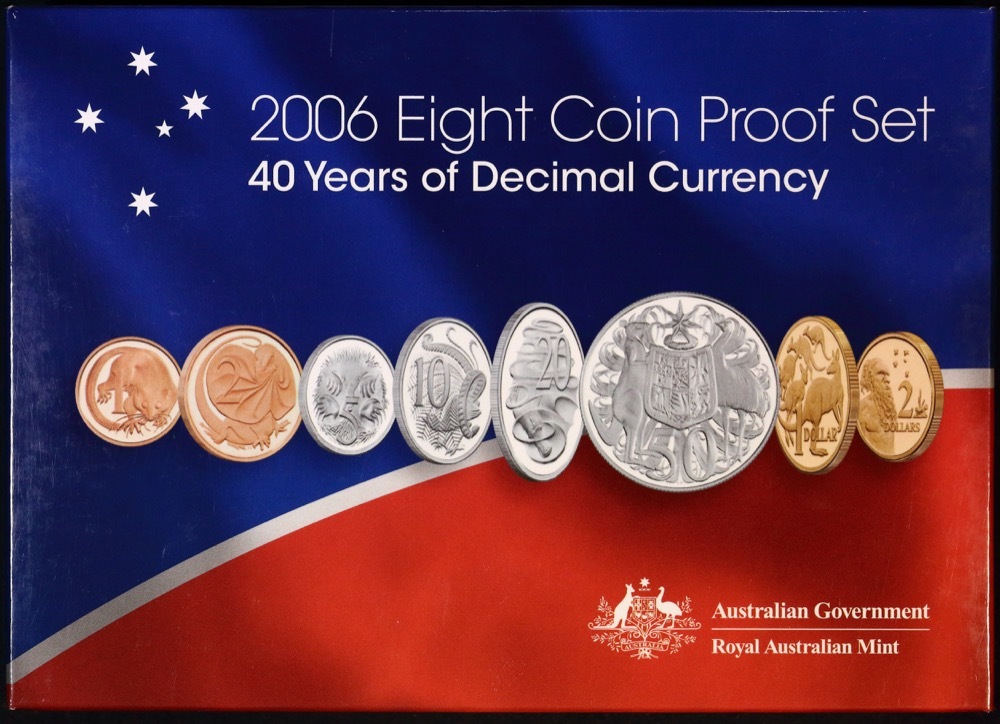 Australia 2006 Proof Coin Set Decimal Currency product image