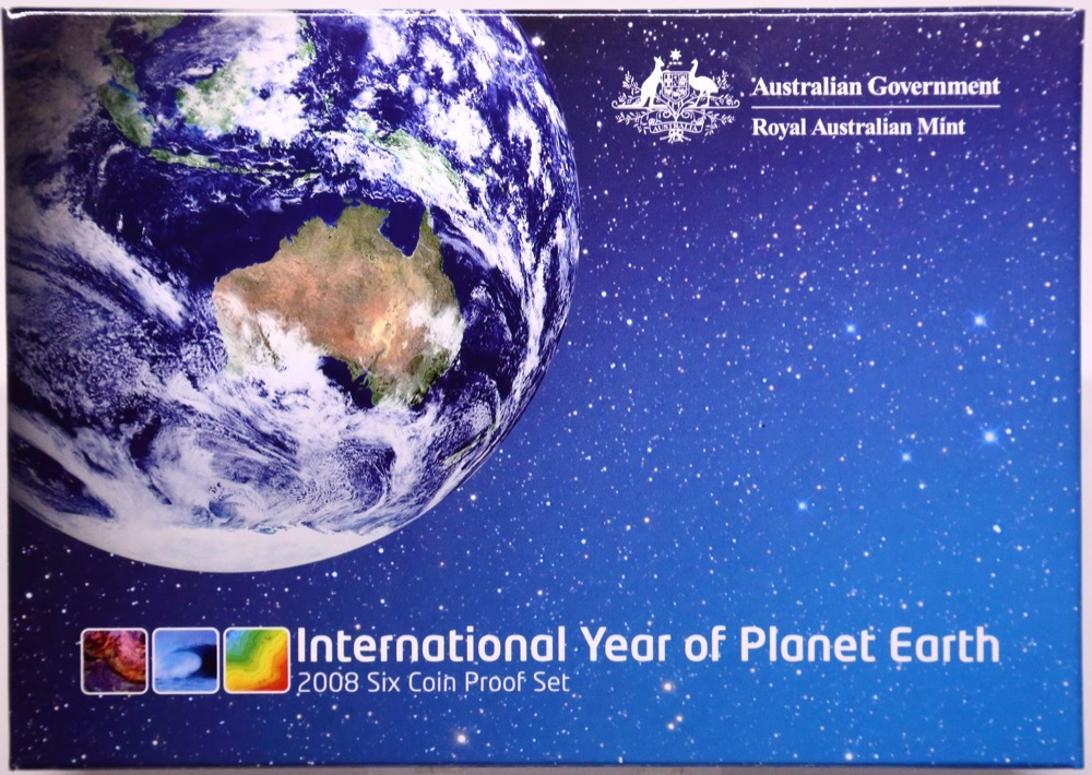 Australia 2008 Proof Coin Set International Year of Planet Earth product image