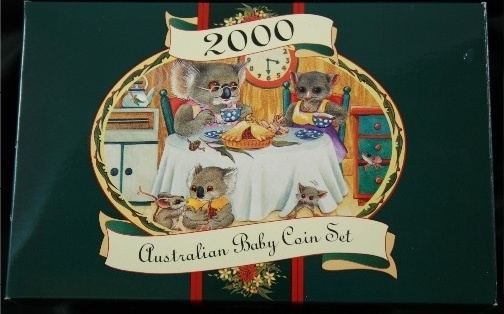 Australia 2000 Baby Proof Coin Set Millennium Flag product image