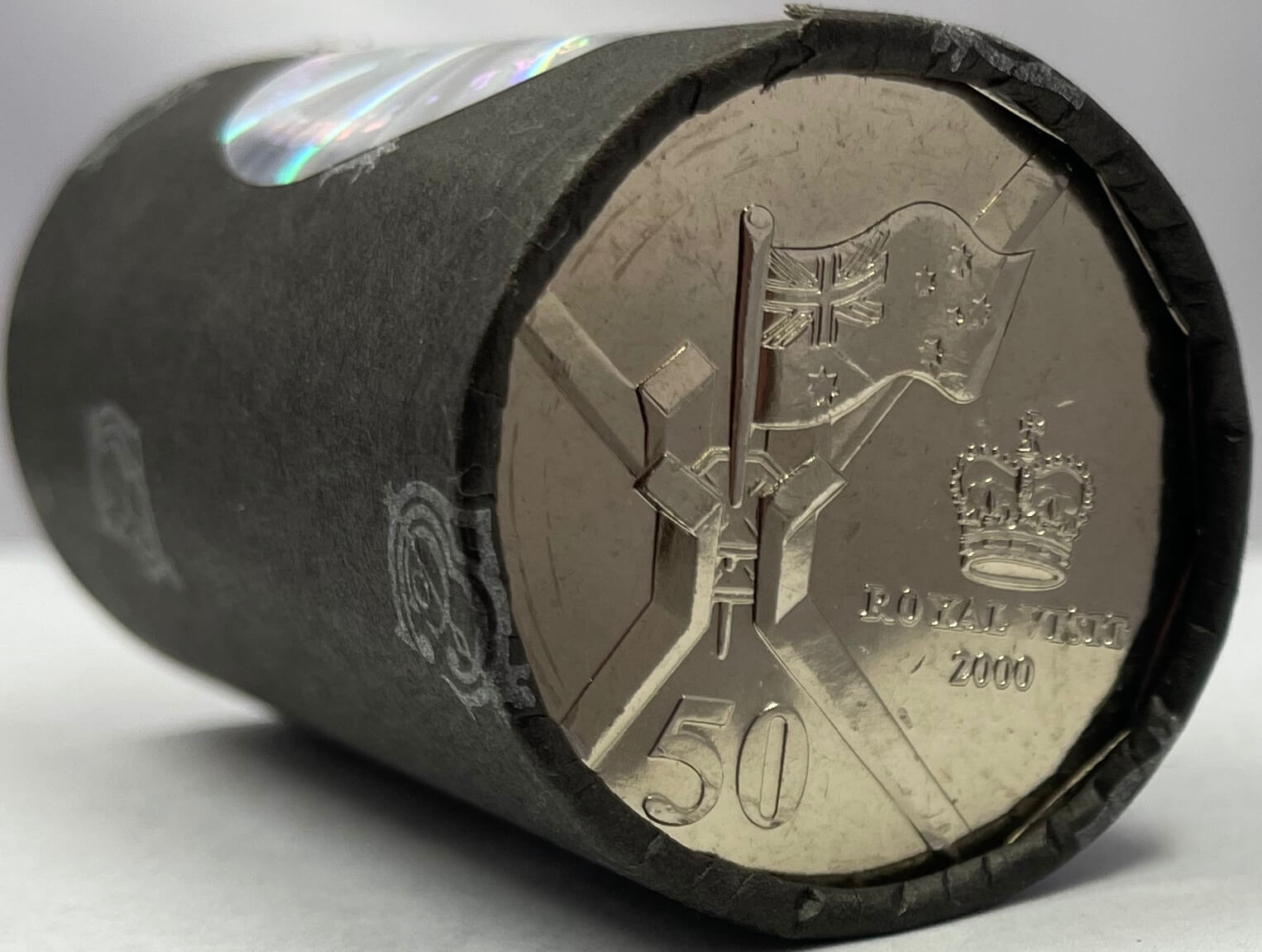2000 50 Cent Cotton & Co Roll of 20 Coins - Royal Visit product image