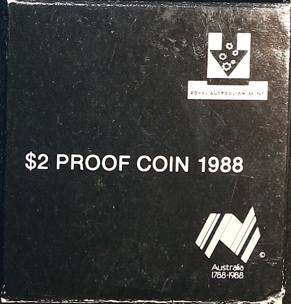 1988 Two Dollar Silver Proof Coin - Bicentennial product image