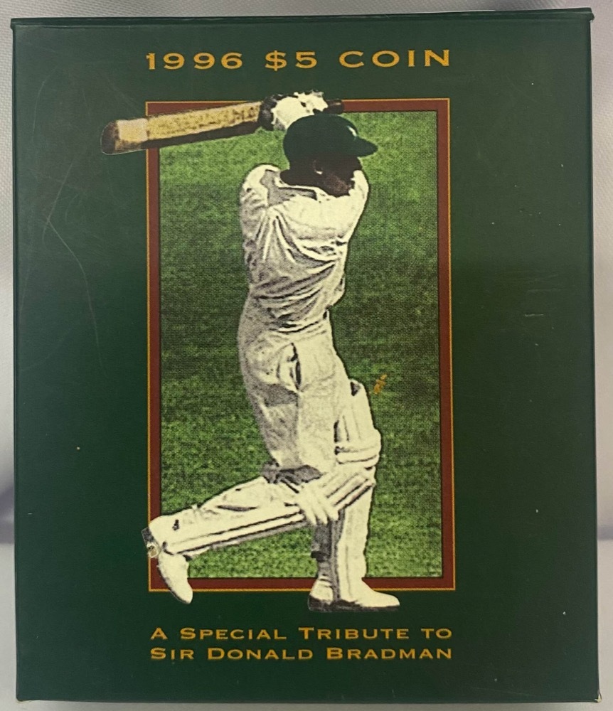 1996 Five Dollar Proof Donald Bradman product image