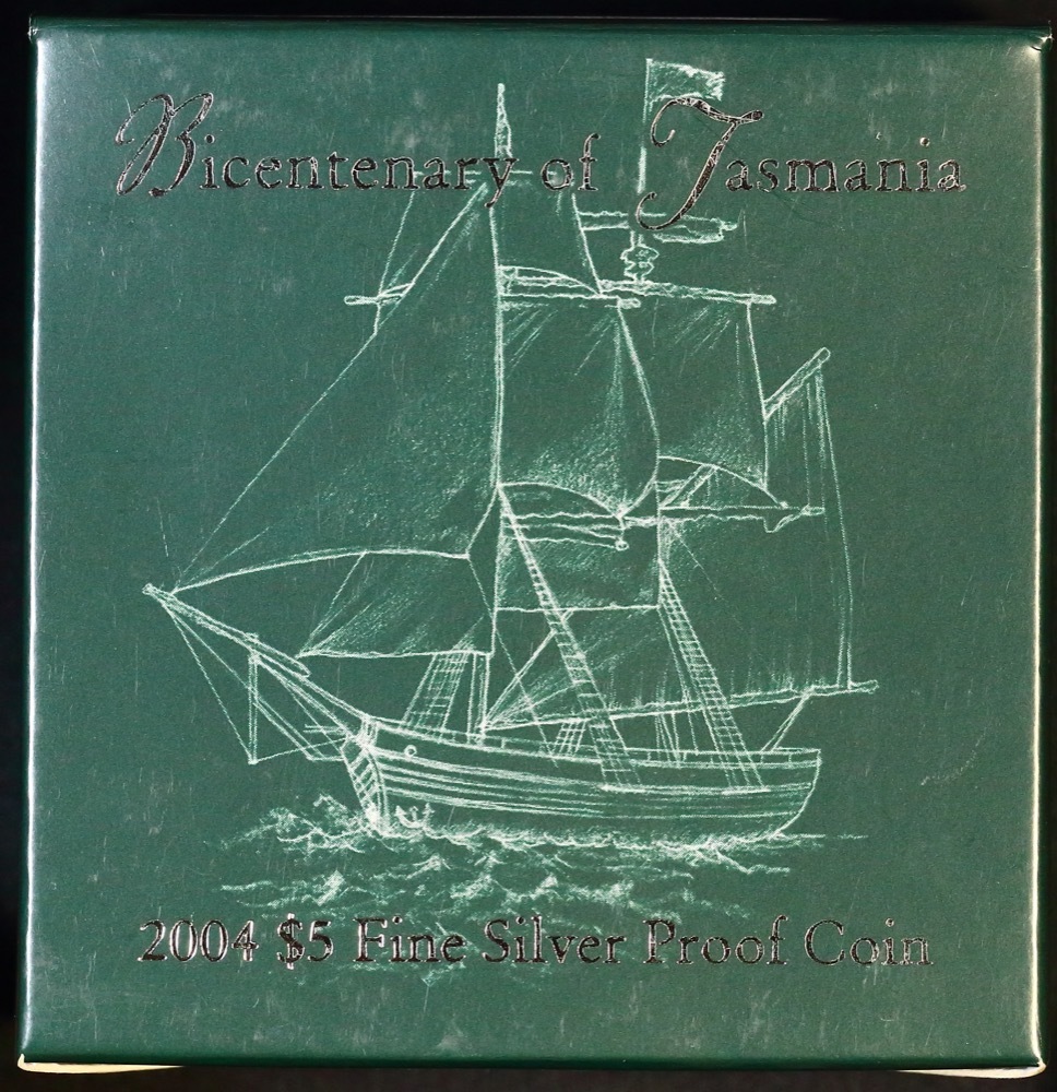 2004 Five Dollar Silver Proof Bicentenary of Tasmania product image