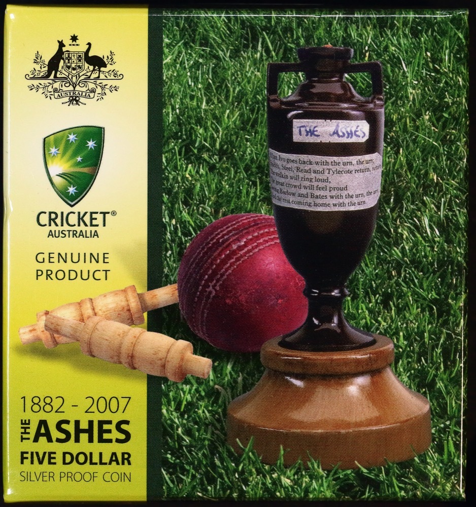 2007 Five Dollar Silver Proof Coin The Ashes product image