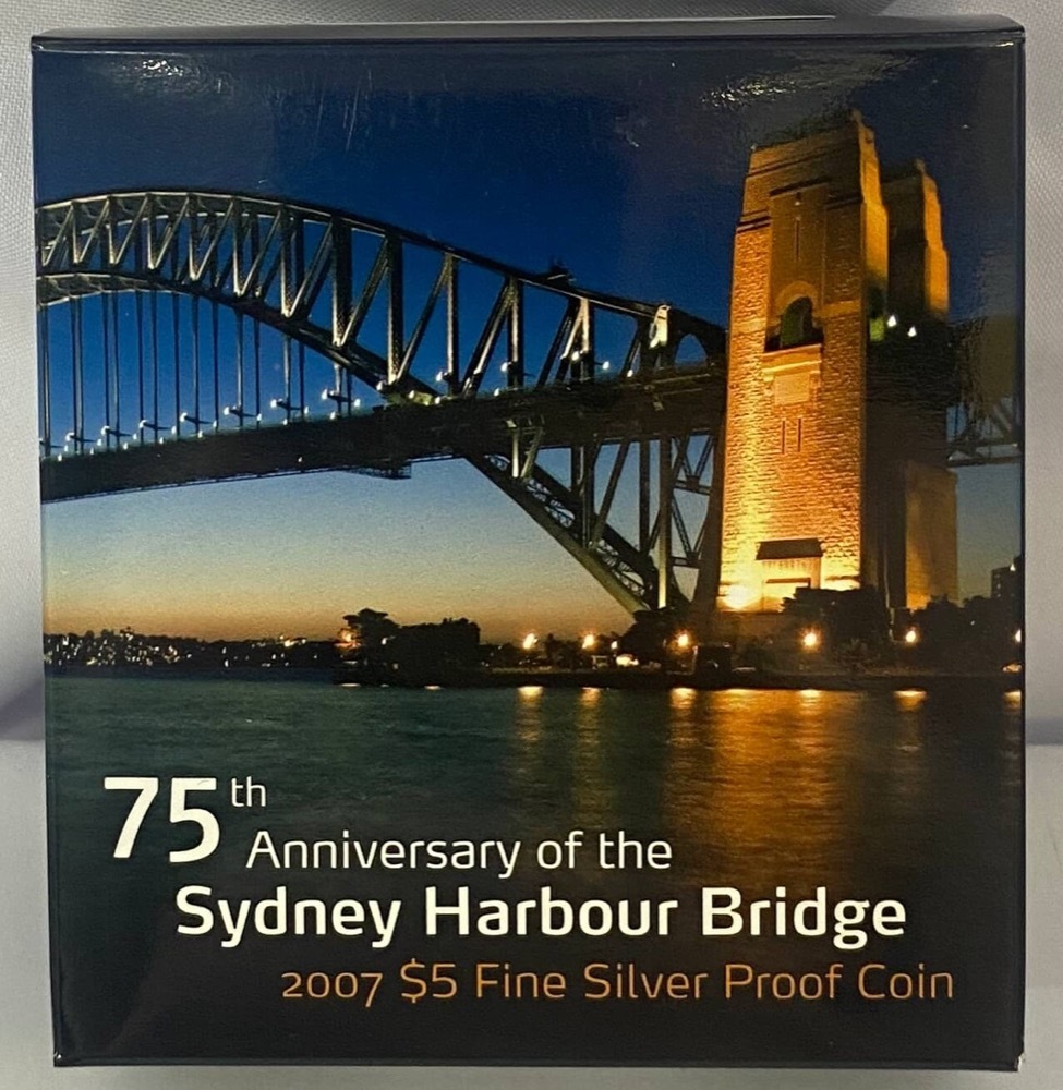 2007 Five Dollar Silver Proof Coin Harbour Bridge product image