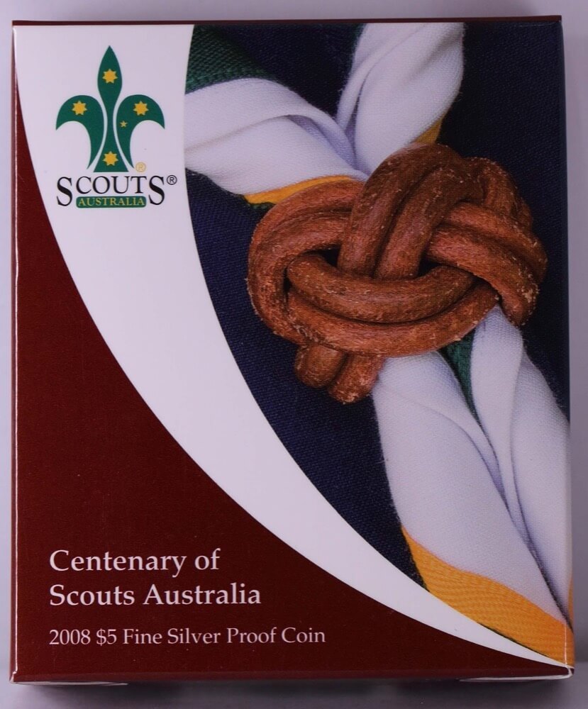 2008 Five Dollar Silver Proof Scouting Centenary product image