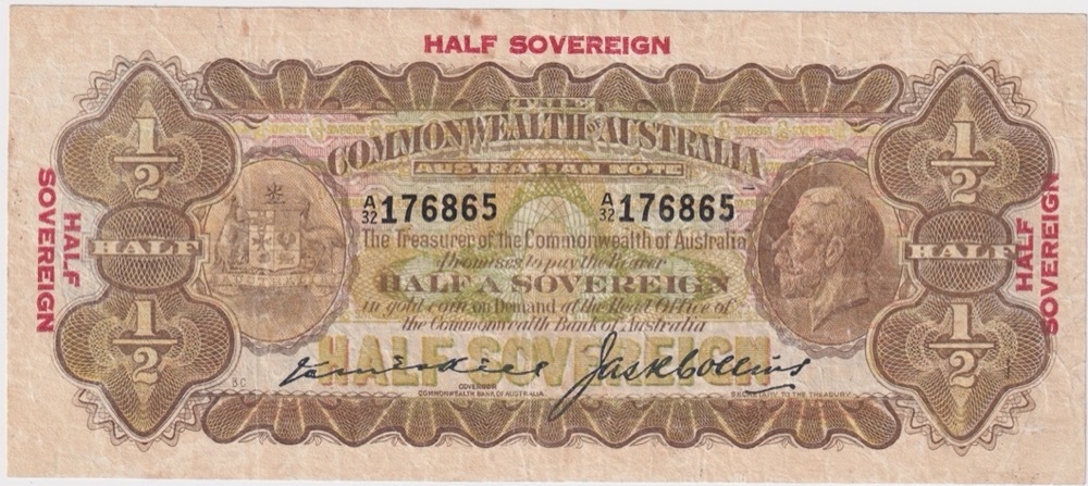 1926 Ten Shilling Kell/Collins R5 about VF product image