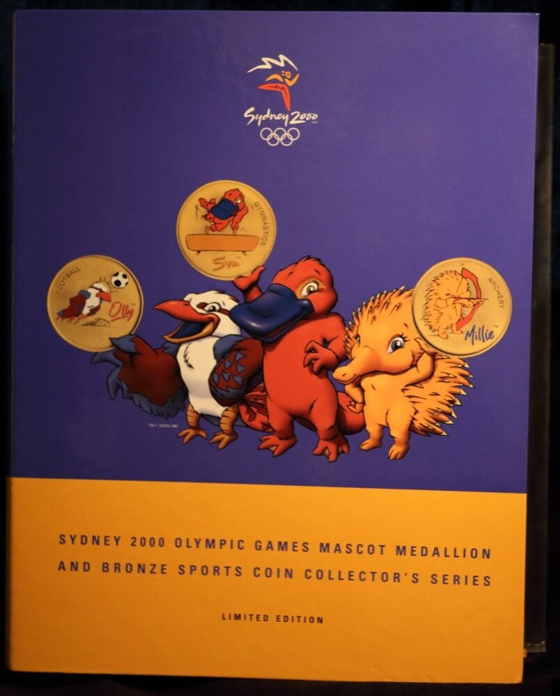 Australia Sydney 2000 Bronze Olympic 28 Coin And Mascot Medallion Set product image