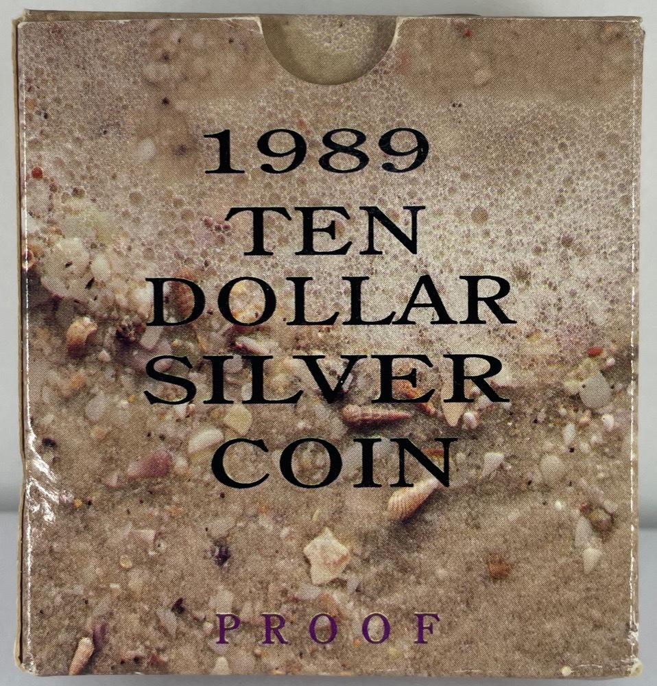1989 10 Dollar Proof Coin State Series Queensland product image