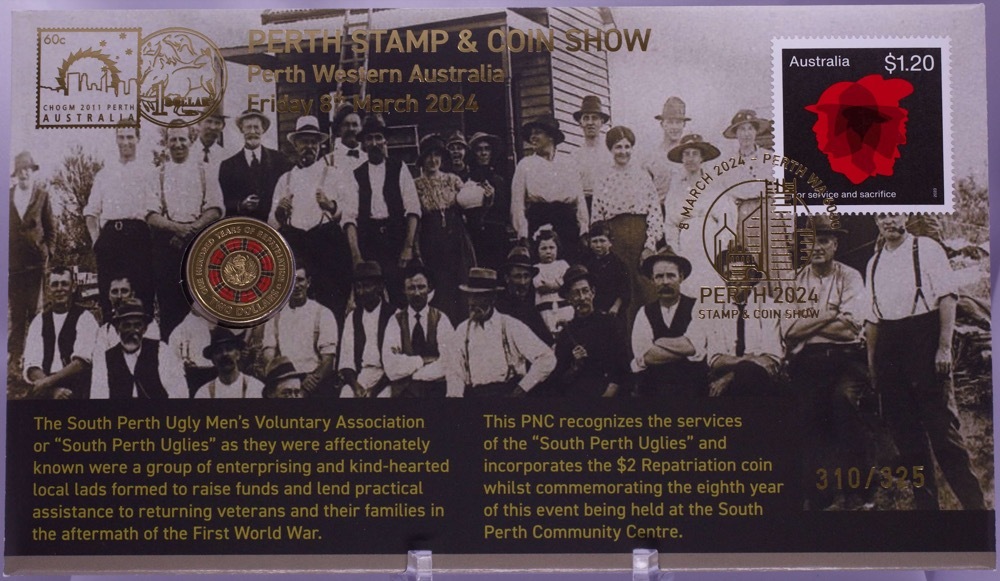 2024 $2 PNC Perth Stamp & Coin Show C Mintmark South Perth Uglies product image