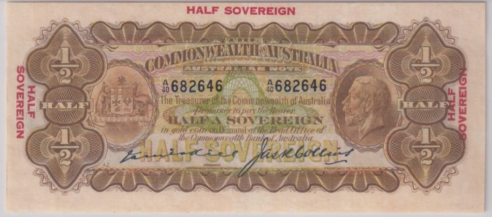 1926 Ten Shilling Kell/Collins R5 PCGS AU55 product image