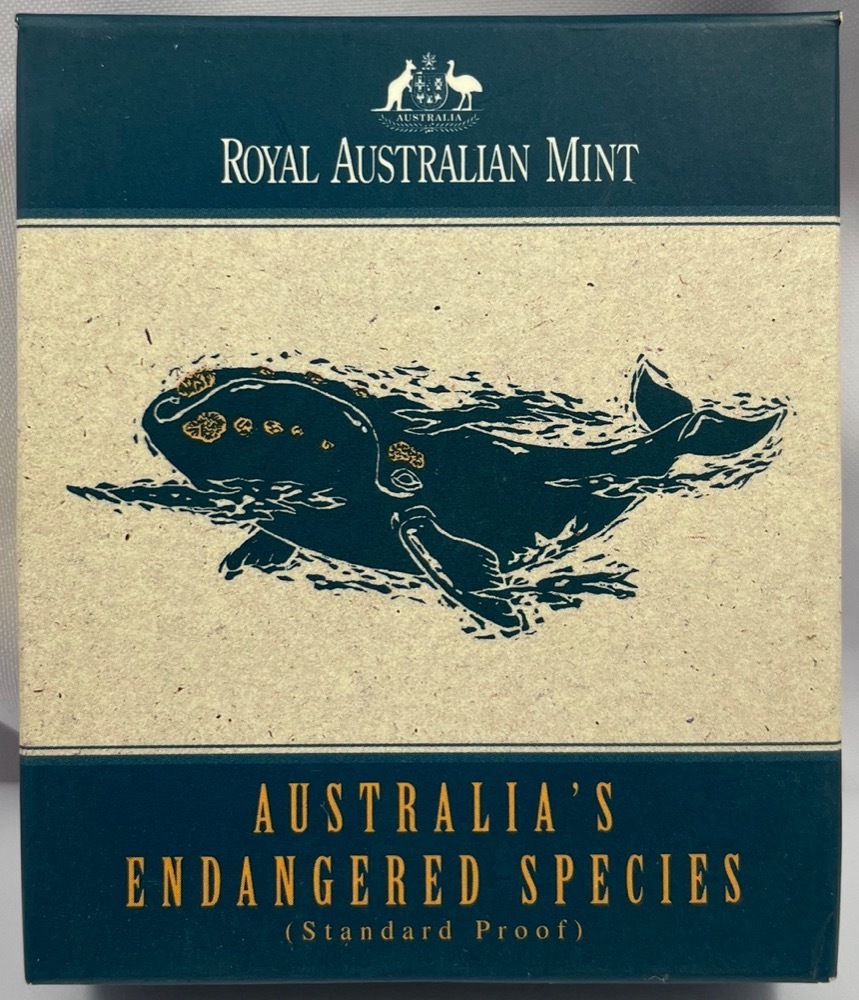 1996 Ten Dollar Proof Coin Southern Right Whale product image
