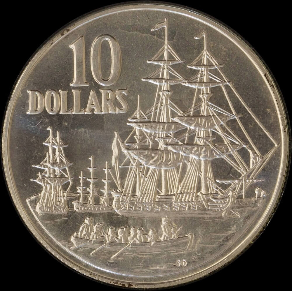 1988 10 Dollar Uncirculated Coin First Fleet Bicentenary  product image