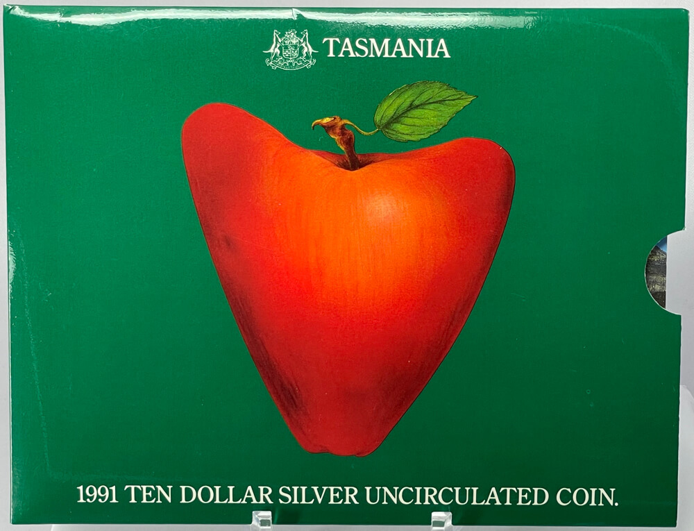 1991 Ten Dollar Silver Uncirculated Coin Tasmania product image