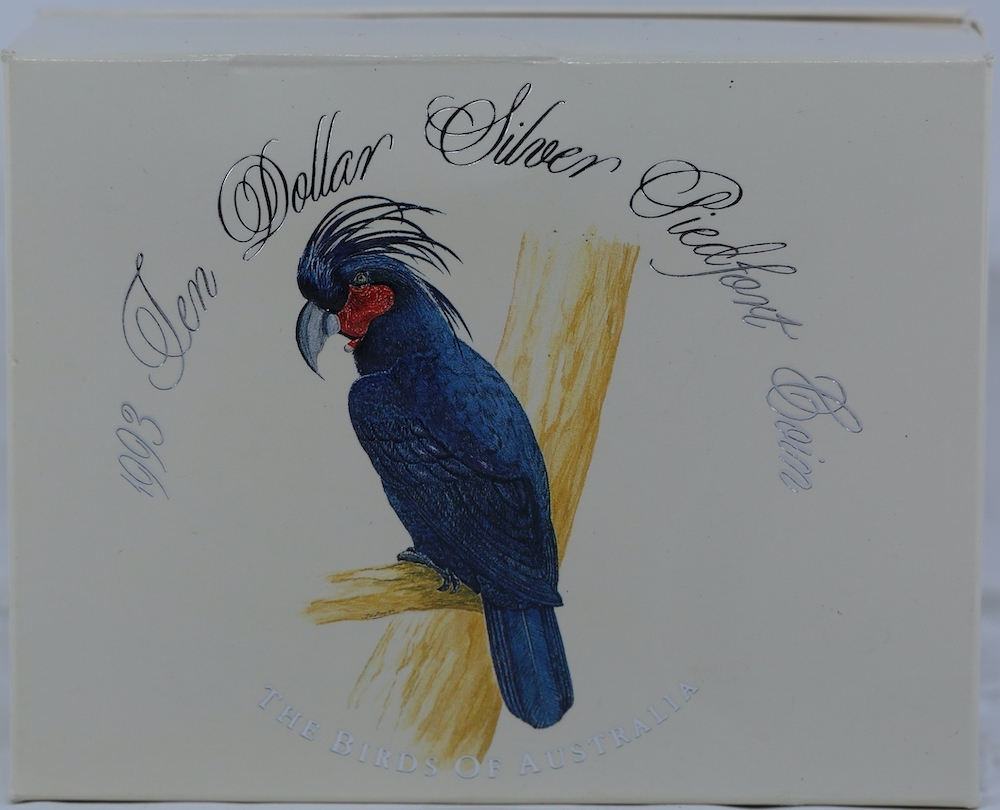 1993 Ten Dollar Silver Piedfort Proof Palm Cockatoo product image