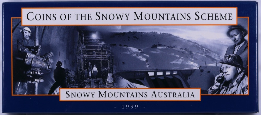 1999 Ten Dollar Silver Specimen Pair Coin Set Snowy Mountains product image