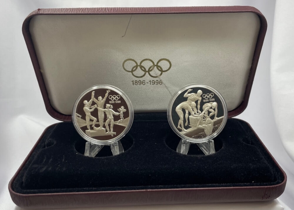 1993 Twenty Dollar Proof Pair IOC Centennial - Fair Play Friendship product image