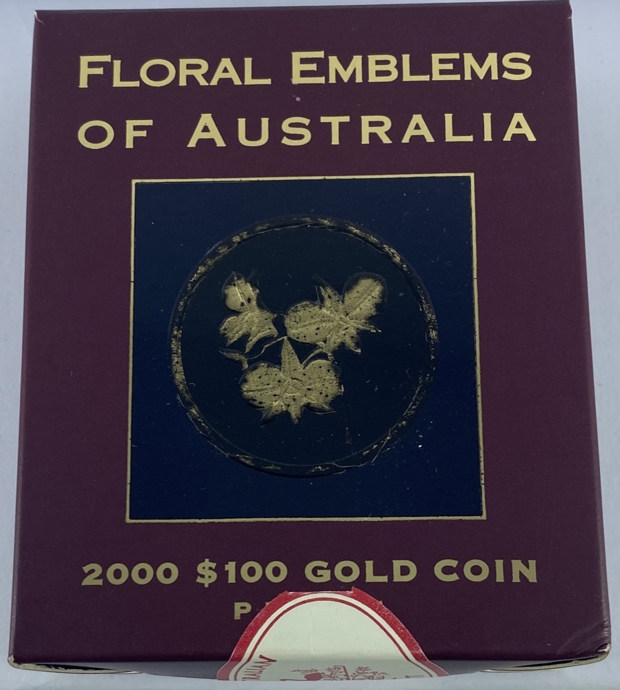 2000 Gold 100 Dollar Proof Coin - Floral Emblems Cooktown Orchid product image