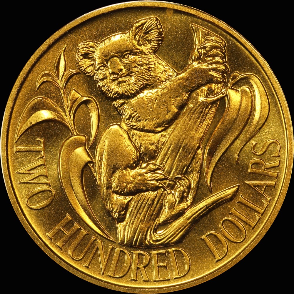 1984 Two Hundred Dollar Gold Unc Coin product image