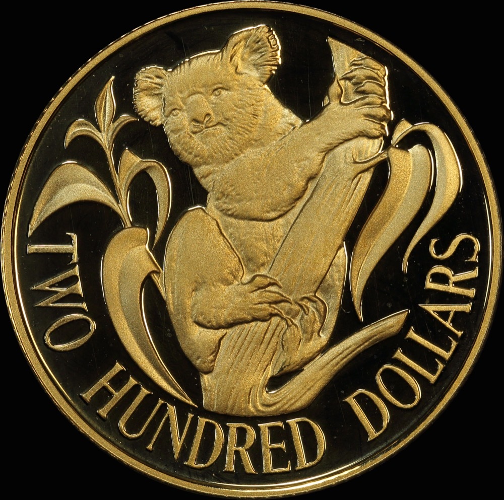 1980 Two Hundred Dollar Gold Proof Coin Koala product image
