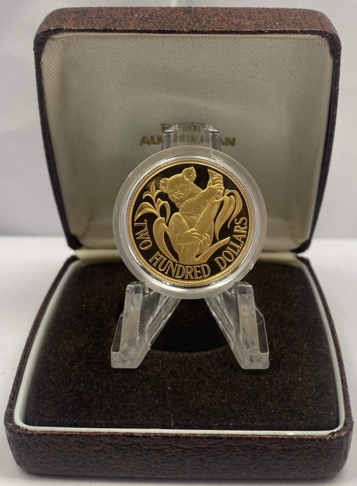 1984 Gold 200 Dollar Proof Coin Koala product image
