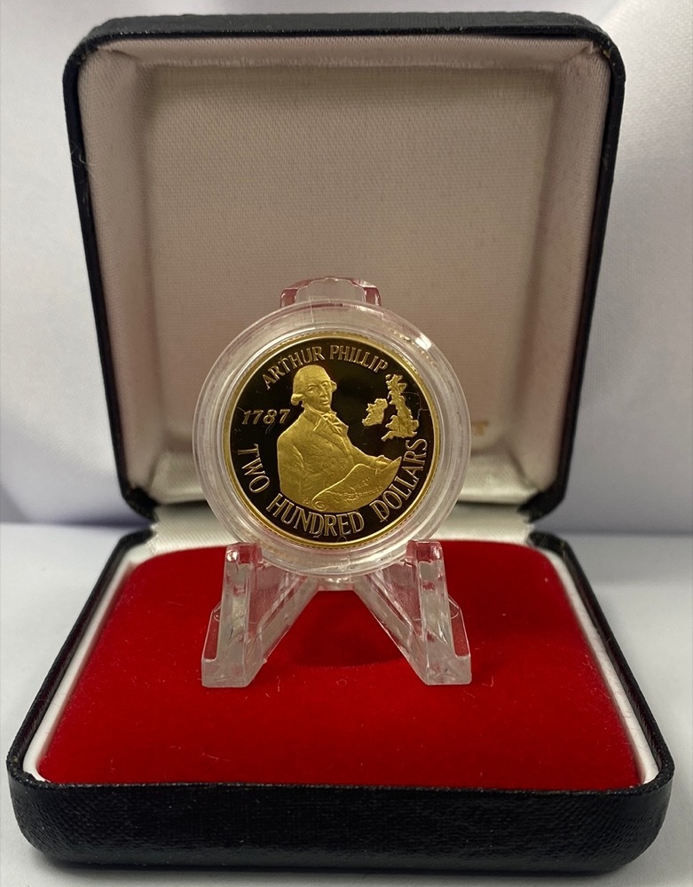 1987 200 Dollar Gold Proof Coin - First Fleet Departure product image