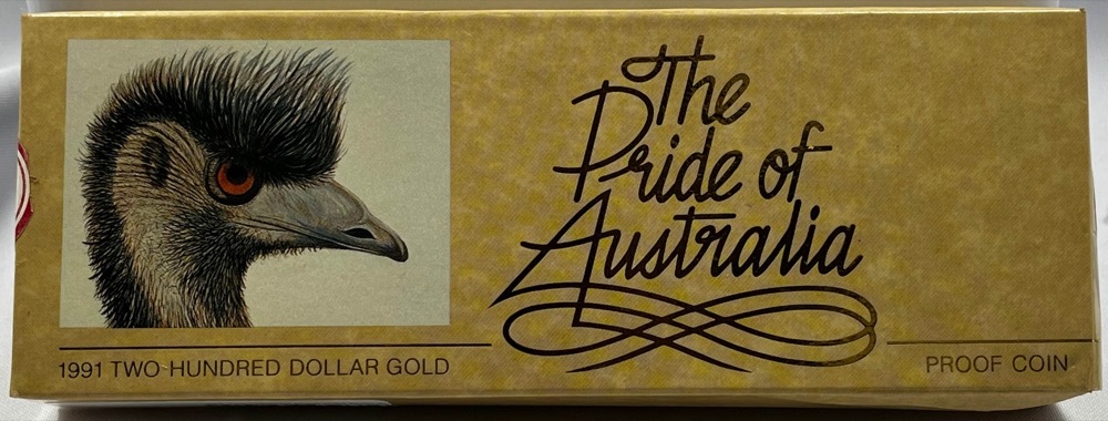 1991 Two Hundred Dollar Gold Proof Coin - Emu product image