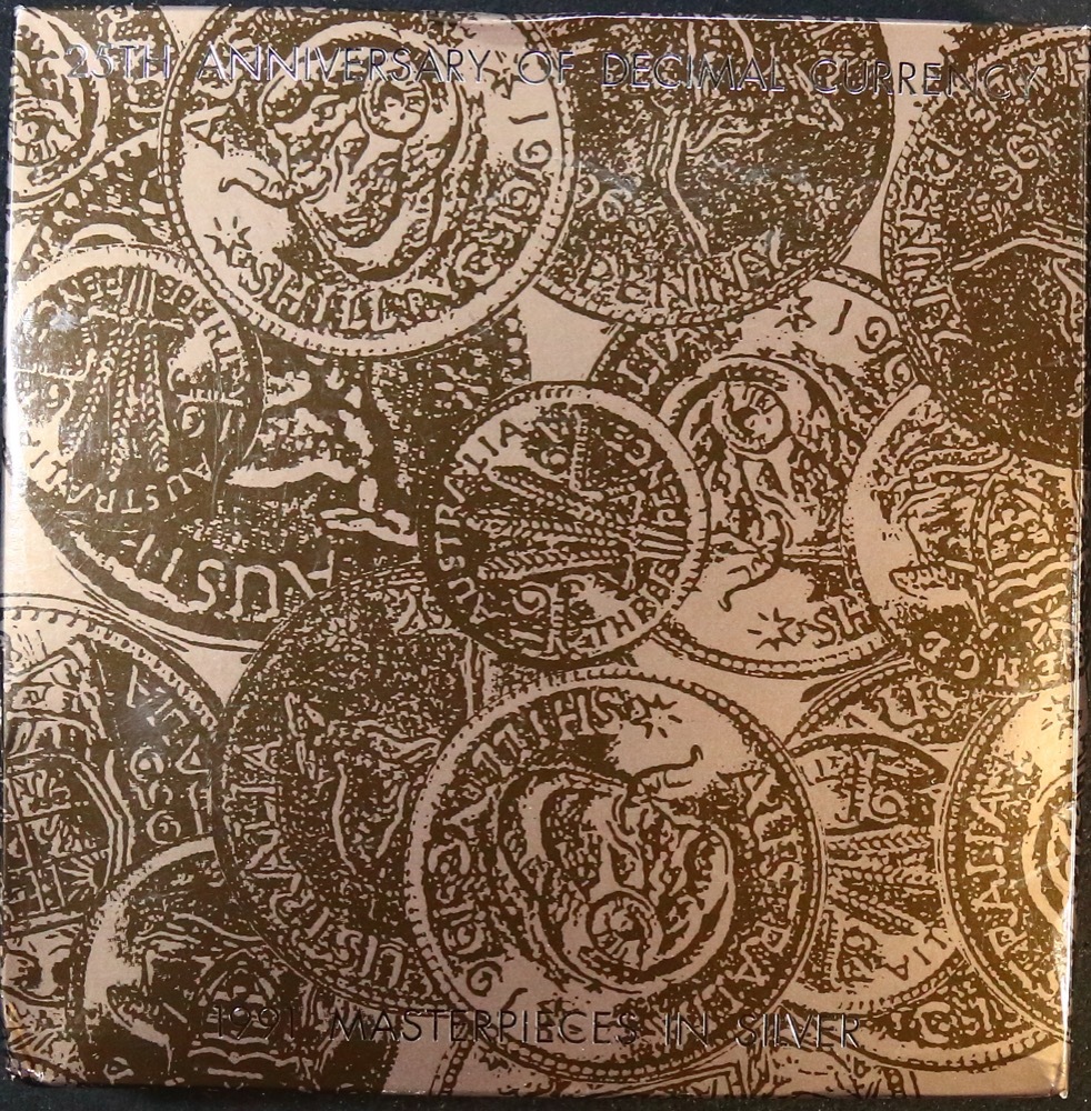 1991 Masterpieces in Silver 25th Anniversary Of Decimal Currency product image
