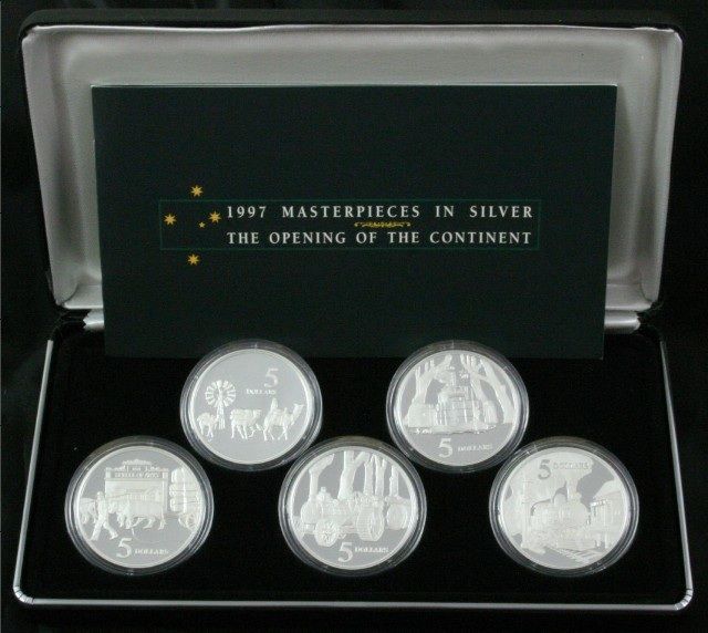 1997 Masterpieces in Silver Proof Coin Set - The Opening Of The Continent product image