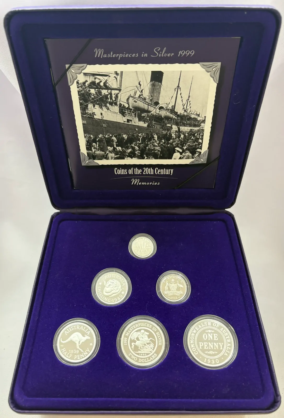 1999 Masterpieces in Silver Proof Coin Set Memories product image