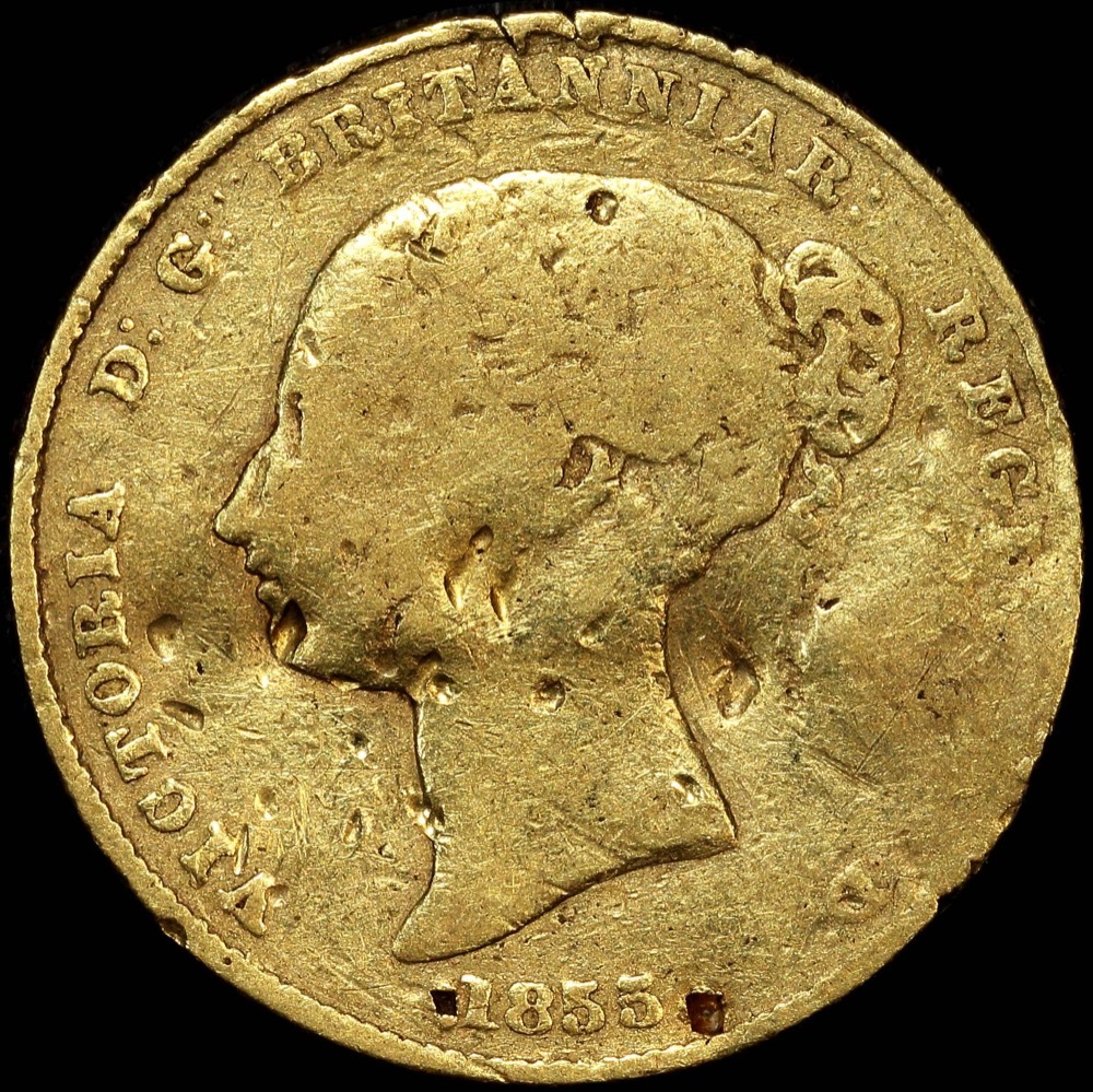 1855 Sydney Mint Type I Half Sovereign Fair product image