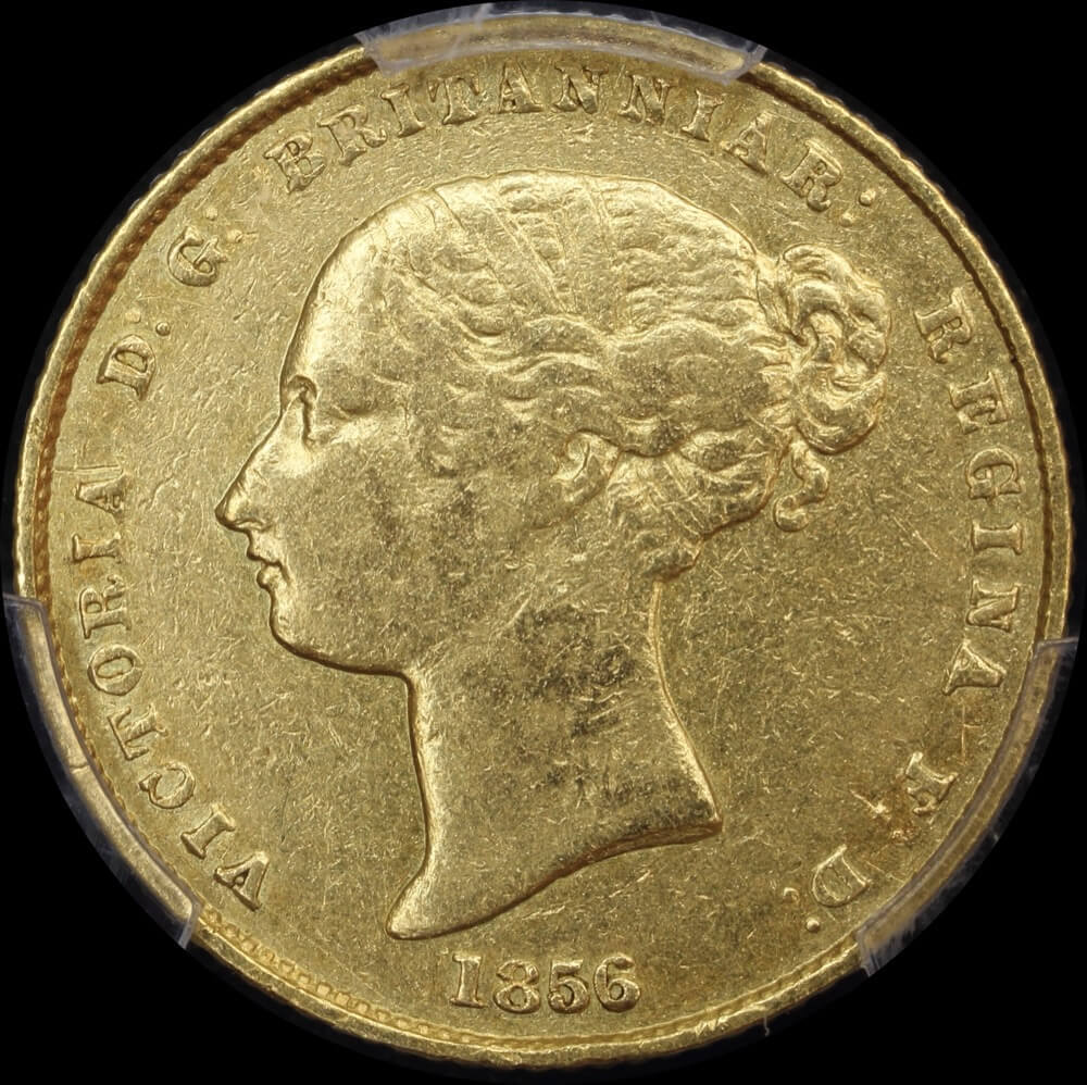 1856 Sydney Mint Type I Half Sovereign PCGS XF40 product image