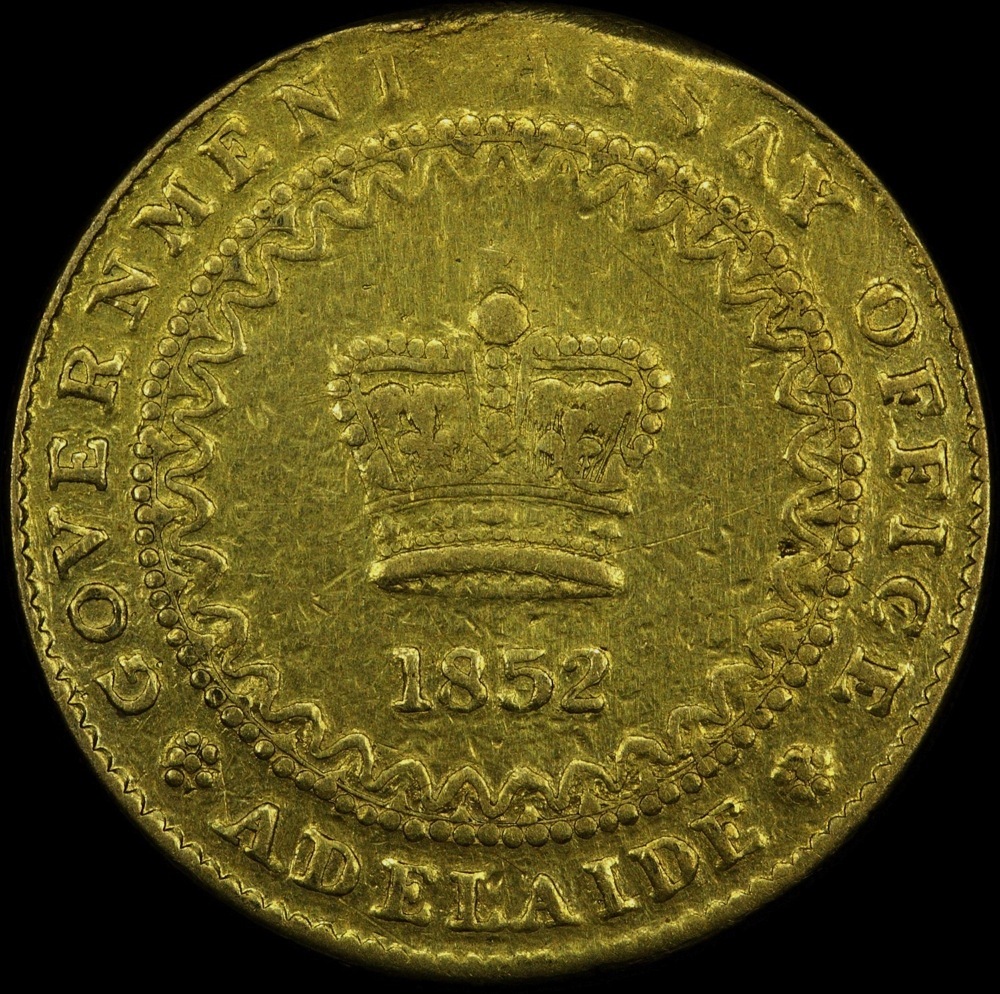 1852 Type 1a Adelaide Pound Very Good product image