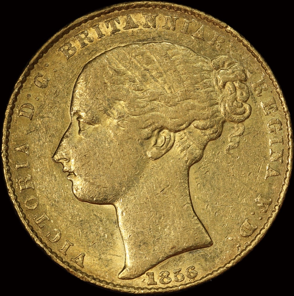 1856 Sydney Mint Type I Sovereign PCGS AU50 product image