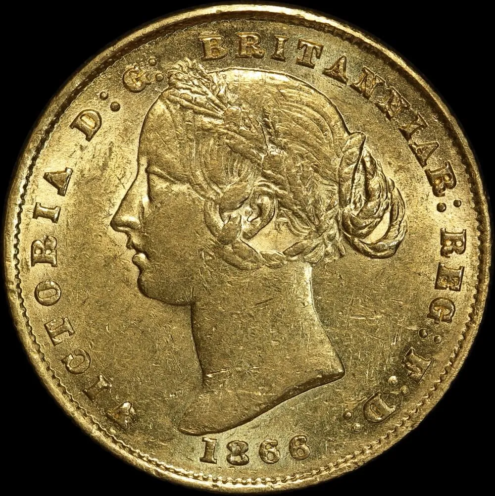 1866 Sydney Mint Type II Sovereign Extremely Fine product image