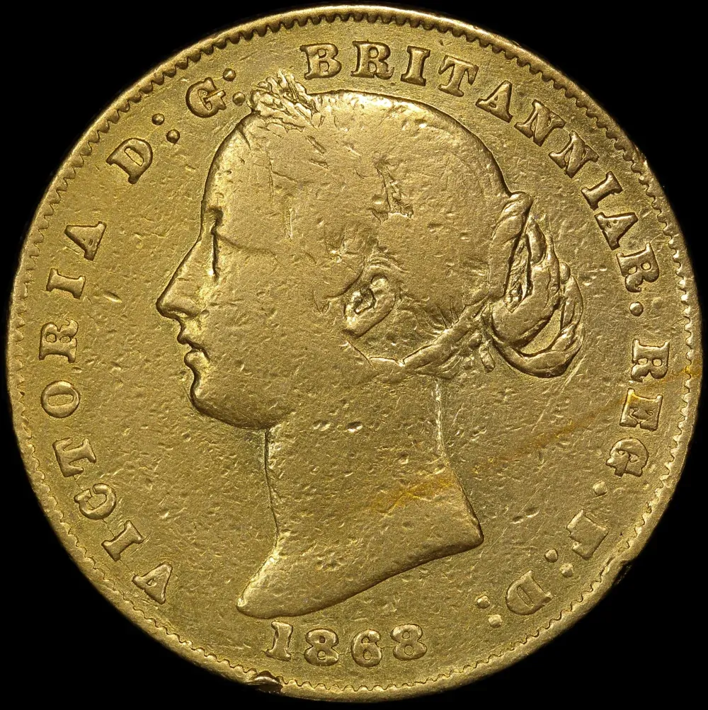 1868 Sydney Mint Type II Sovereign Fine product image