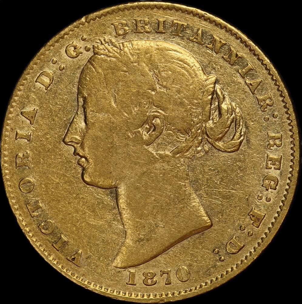 1870 Sydney Mint Type II Sovereign Fine product image