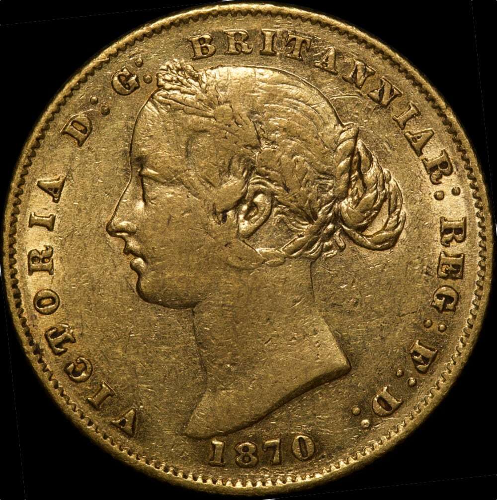 1870 Sydney Mint Type II Sovereign Very Fine product image