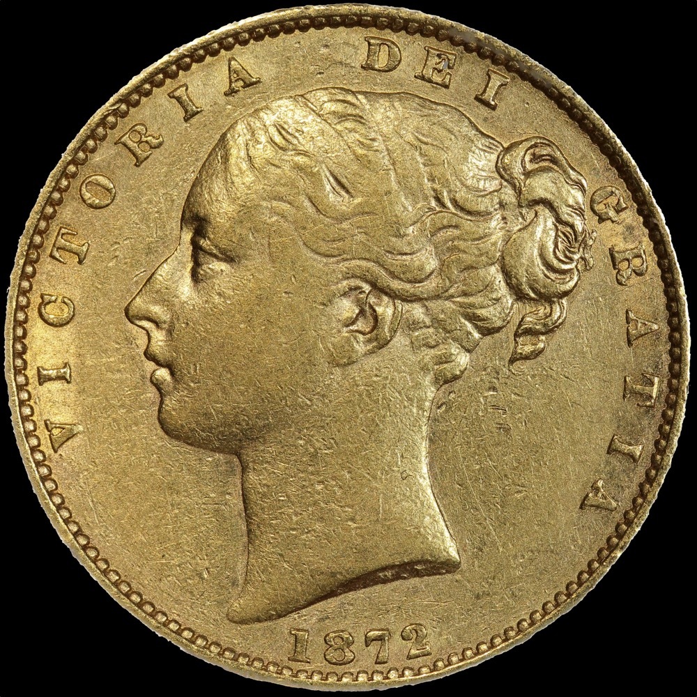 1872 Sydney Shield Sovereign Extremely Fine product image