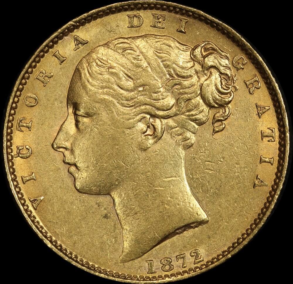 1872 Sydney Shield Sovereign good VF product image