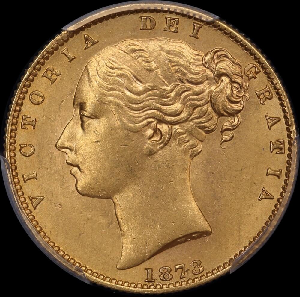 1873 Sydney Shield Sovereign Unc (PCGS MS62) product image