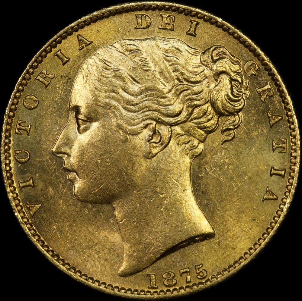 1875 Sydney Shield Sovereign Unc (PCGS MS62) product image